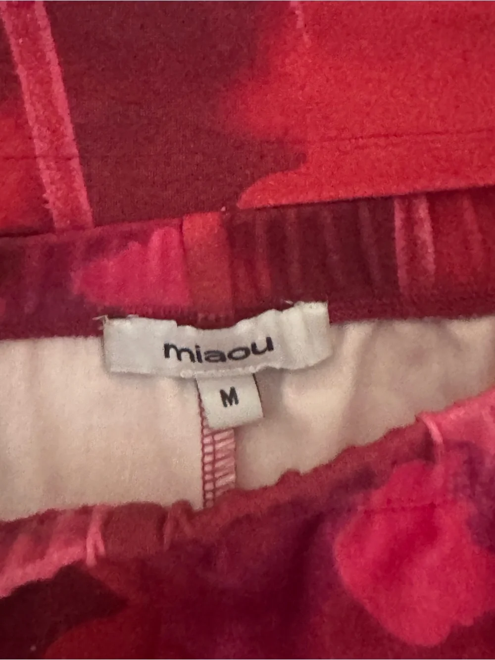 Miaou two piece pink short set